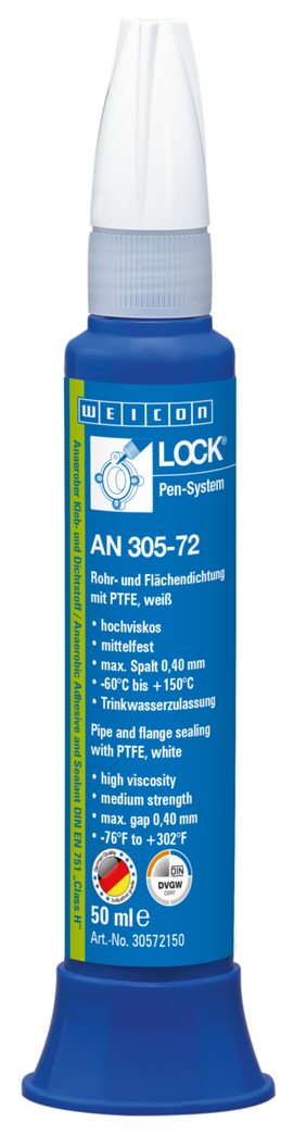 WEICONLOCK® AN 305-72 | with PTFE, medium strength, with drinking water approval