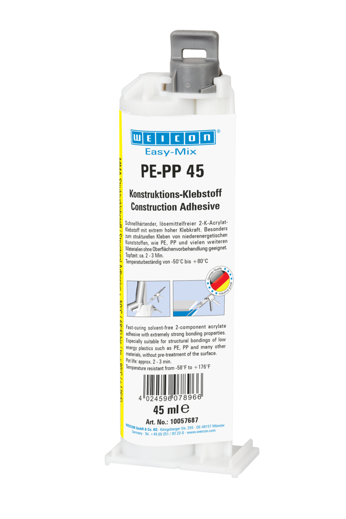 PE-PP 45 | construction adhesive based on methyl acrylate for special plastics